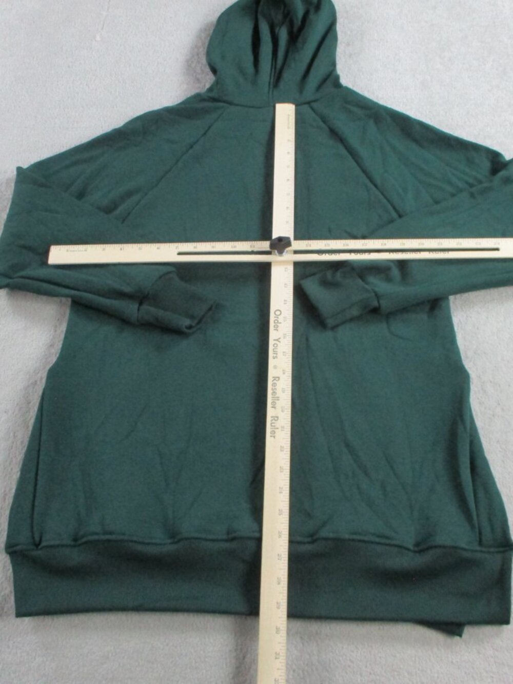 The Warmy Oversized Hoodie Dress Womens Medium Green Pullover Fleece Soft Cozy - Picture 8 of 11